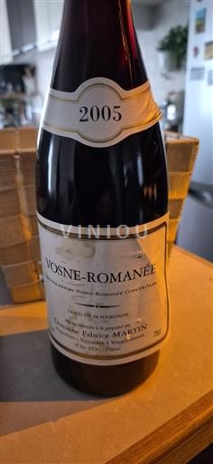 Burgundy Vosne-Romanée Domaine Fabrice Martin 2005