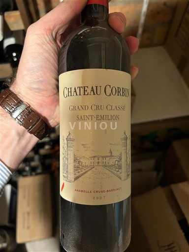 Víno Rouge sec Château Corbin 2007 Francie Bordeaux Saint-Émilion Grand Cru AOC