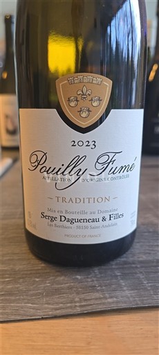 Dolina Loare Pouilly-fumé Serge Dagueneau & Filles Tradition 2023
