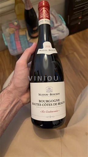 Burgundy Not Specified Nuiton-Beaunoy Les Couturières 2018