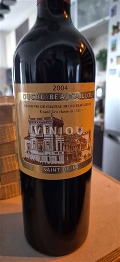 Bordéus Saint-Julien Château Ducru Beaucaillou 2ème Grand Cru Classe 2004