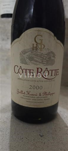 Valle del Ródano Côte-rôtie Gallet Henri & Philippe 2000