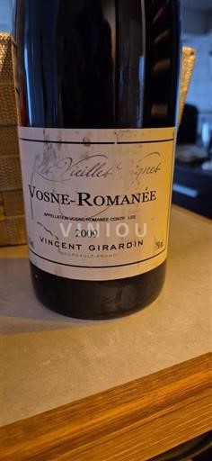 Bourgogne Vosne-romanée Vincent Girardin Vieilles Vignes 2009