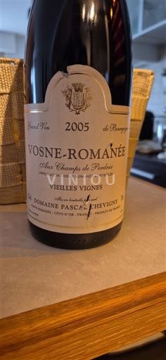 Bourgogne Vosne-romanée Domaine Pascal Chevigny Aux Champs Perdrix Vieilles Vignes 2005
