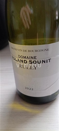 Borgonha Rully Domaine Roland Sounit 2022