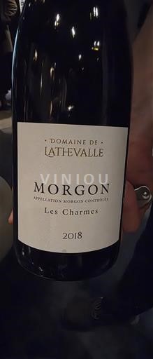 Beaujolais Morgon Domaine Lathevalle Les Charmes 2018