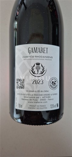 Alpi e Paesi Rodaniani Comté Rodano Limetaire Gamaret 2023