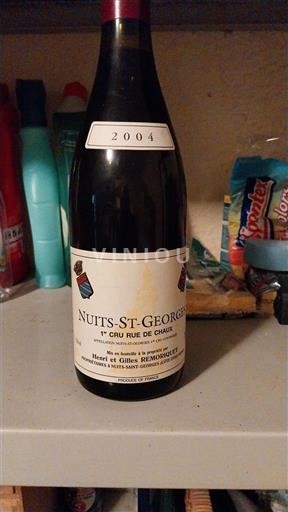 Bourgogne Nuits-saint-georges Premier Cru Henri et Gilles Remoriquet 1er Cru Rue de Chaux 2004