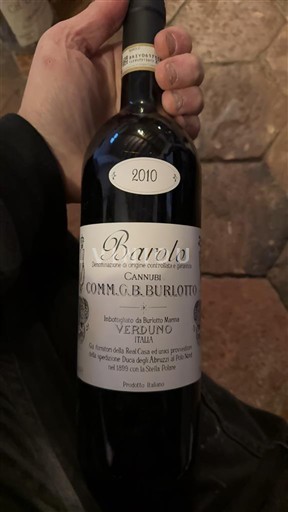 Piëmont Barolo Comm. G.B. Burlotto Cannubi 2010