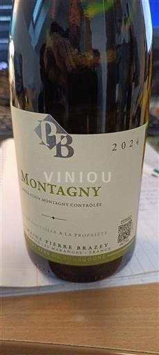 Bourgogne Montagny Domaine Pierre Brazey 2024