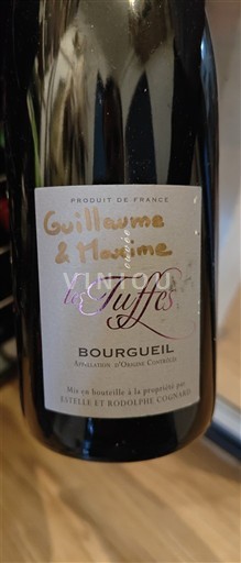 Dolina Loare Bourgueil Guillaume & Maxime Les Tuffes 2016