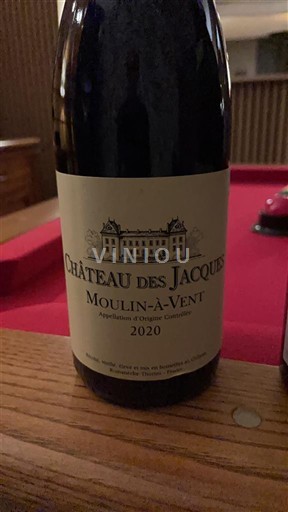 Beaujolais Moulin-à-vent Château S Jacques 2020