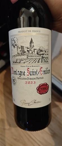 Bordeaux Montagne-saint-émilion Pierre Chavin 2023