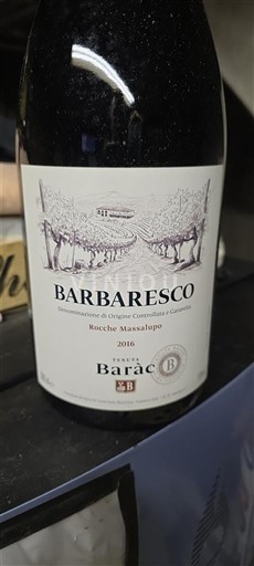 Piedmont Wines Barbaresco Baràc Rocche Massalupo 2016