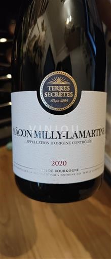 Bourgogne Mâcon và Mâcon-villages Terres Secrètes 2020