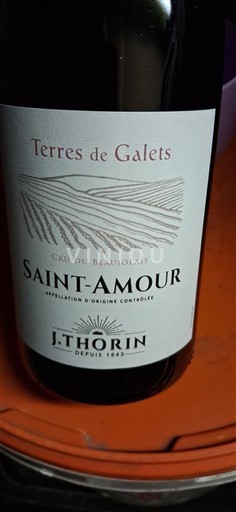 Beaujolais Saint-Amour J. Thorin Terres de Galets Ikke årgangsbestemt