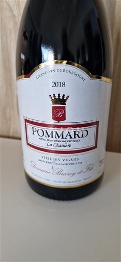 Bourgogne Pommard Domaine Buisson La Chanière 2018