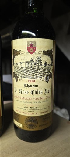 Bordeaux Saint-Émilion Grand Cru Grand Cru Château La Rose Côtes Rol 1978