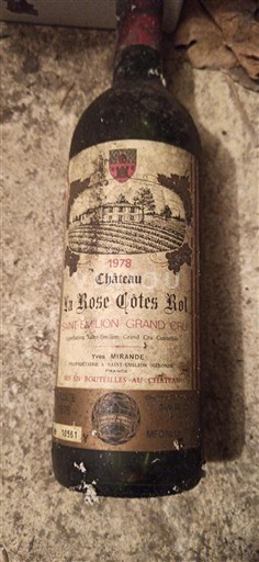 Bordeaux Saint-Émilion Grand Cru Grand Cru Château La Rose Côtes Rol 1978
