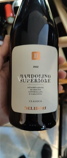 Vénétie Bardolino superiore Delibori Classico 2022