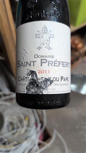 Valea Ronului Châteauneuf-du-Pape Domaine Saint Préfert 2011