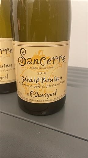 Loire Valley Sancerre Gérard Boulay 2018