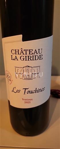 Valle del Ródano Ventoux Château La Giride Les Touchines 2023
