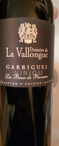 Provence Không được chỉ định Domaine La Vallongue Garrigues Không niên vụ