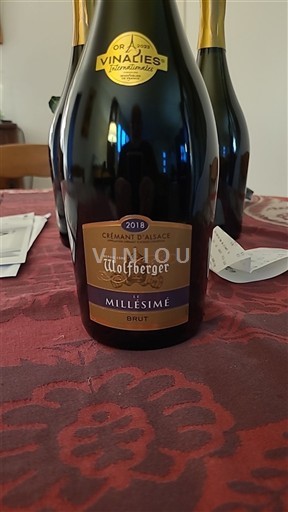 Alsace Crémant d'Alsace Wolfberger Millésimé 2018