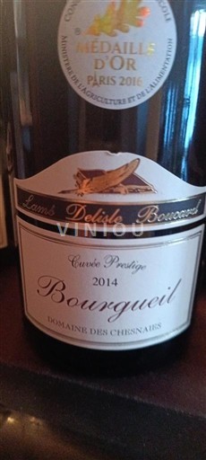 Valle della Loira Bourgueil Domaine S Chesnaies Prestige 2014