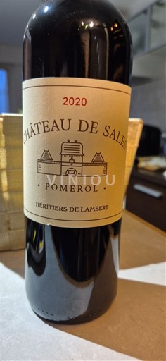 Bordeaux Pomerol Château Sales 2020