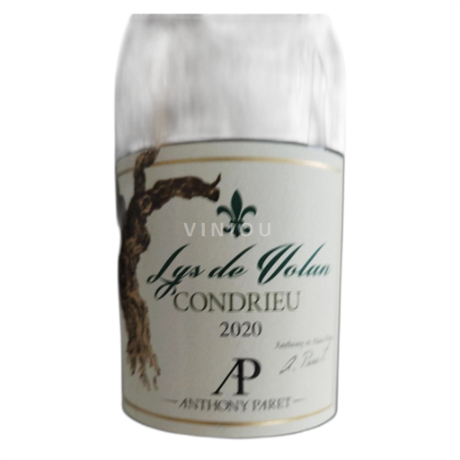 Vallée du Rhône Condrieu Anthony Paret Lys de Volan 2020