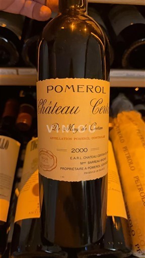 Bordeaux Pomerol Château Certan De May de Certan 2000
