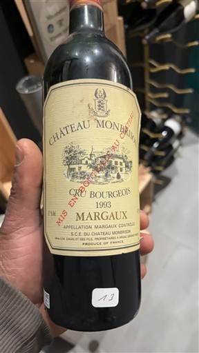 Bordeaux Margaux Château Monbrison 1993