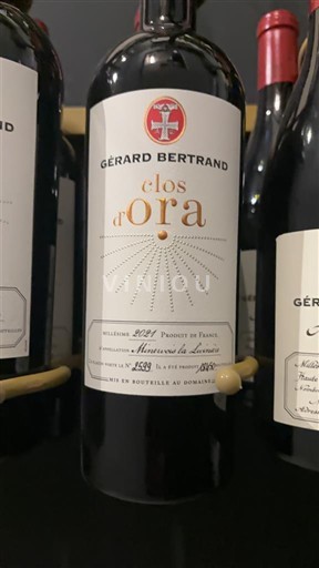 Langvedok Minervois-la-Livinière Gérard Bertrand Clos d'Ora 2021