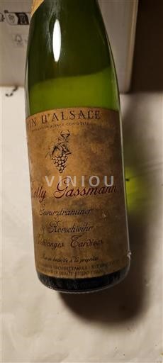Alsácia Vendanges Tardives Rolly Gassmann Gewurztraminer de Rorschwihr Vendanges Tardives 2009