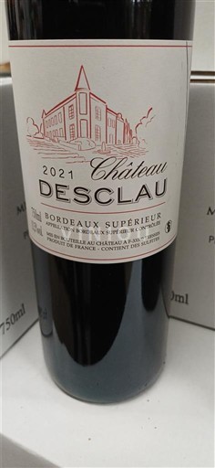 Bordeaux Bordeaux superiore Château Sclau 2021