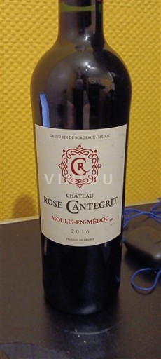 Bordeaux Moulis-en-Médoc Château Rose Cantegrit 2016