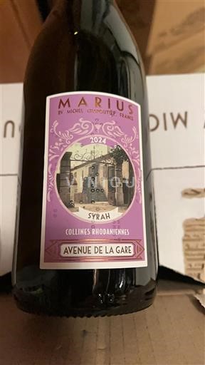 Alpes et pays Rhodaniens Collines rhodaniennes Marius by Michel Chapoutier Avenue de la Gare 2024