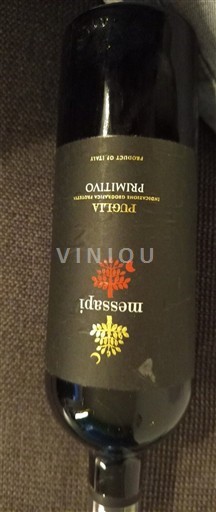Apulië Primitivo di Puglia Messerpi Puglia Primitivo Niet-geïntegreerd
