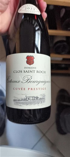 Bourgogne Coteaux bourguignons Domaine Clos Saint Roch Prestige 2023