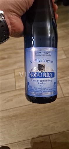 Alsácia Rolly Gassmann Vieilles Vignes Lieu-dit Hahnenberg Riesling 2021