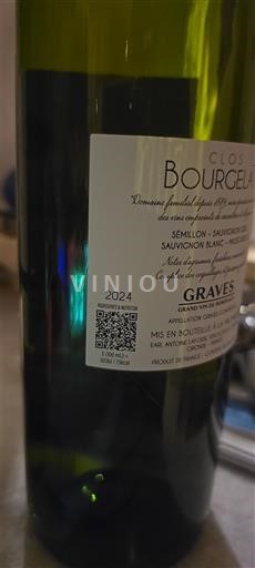 Bordeaux Graves Clos Bourgelat 2024