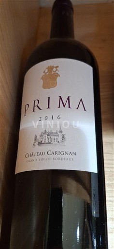 Bordéus Cadillac-Côtes-de-Bordéus Château Carignan Prima 2016