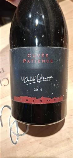 Loirevallei Chinon Bruno Prévieux Patience 2014