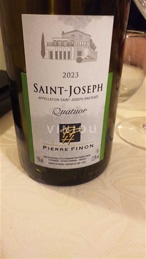 Vallée du Rhône Saint-Joseph Pierre Finon Quatuor 2023