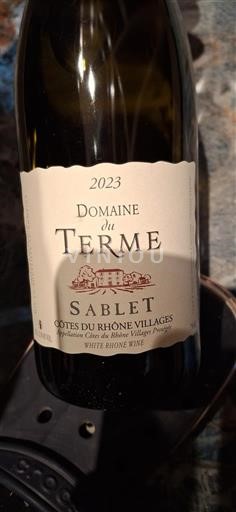 Thung lũng Rhône Không được chỉ định Domaine Terme 2023
