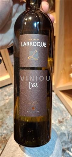 Sudoeste Côtes de Gascogne Domaine Larroque Lysa Sin añada