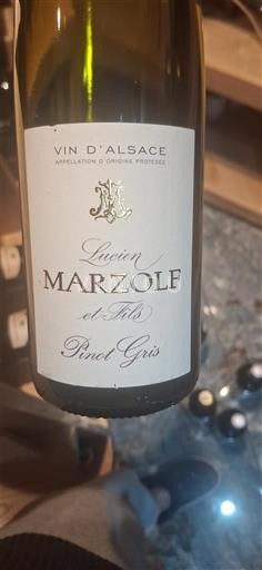 Alsácia Lucien Marzolf et Fils Pinot Gris 2020