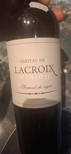 Roussillon Côtes-du-Roussillon Château Lacroix Serment de vigne 2011